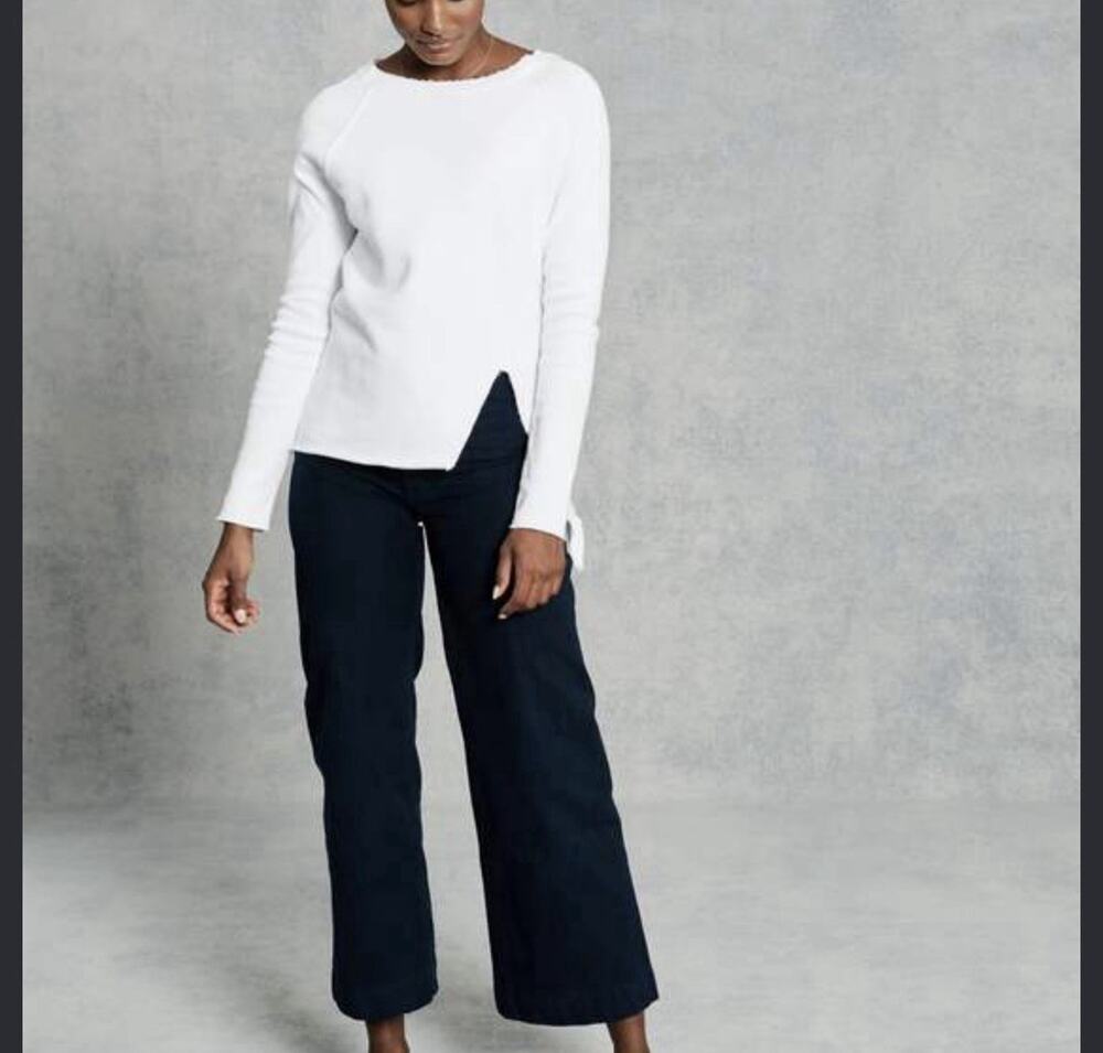 Frank & Eileen Tee Lab Asymmetric Sweatshirt Grey Small